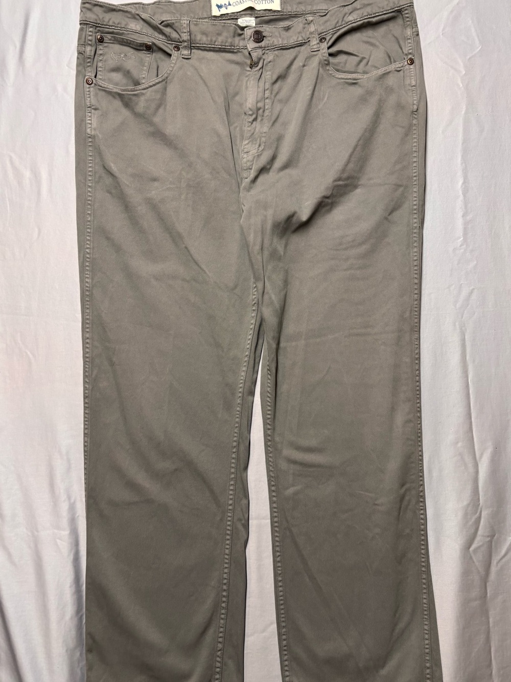 Coastal Cotton chino pants gray men’s size 38